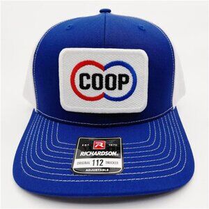 Retro Rare CO-OP Farmer Ranch Embroidered Patch Richardson 112 Hat Cap 80s Ranch